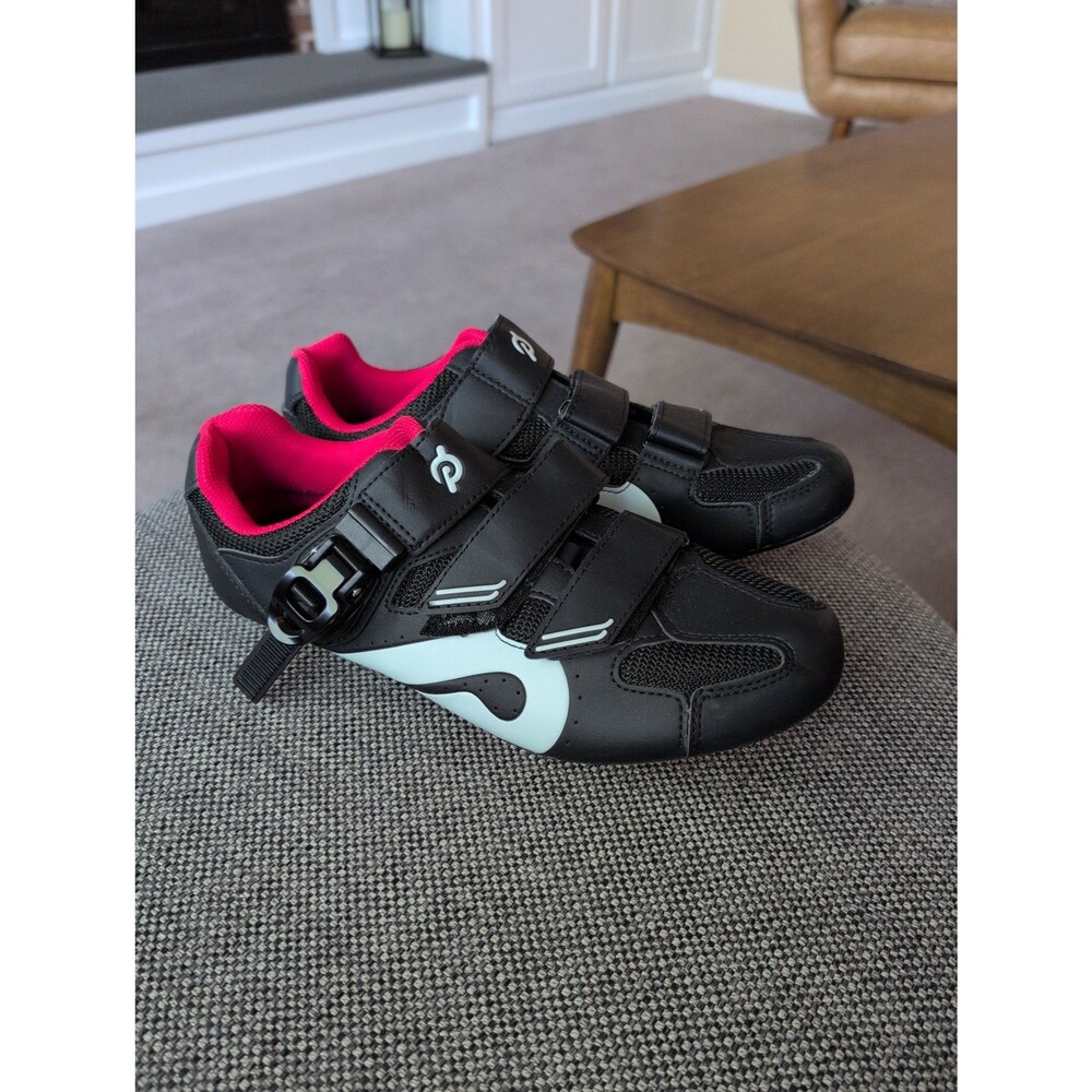 EUC Peloton cycling bike shoes with look delta cleats EU 41 US women's 10